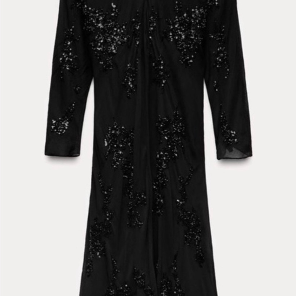 Zara Black Midi Dress
EMBROIDERED SEQUIN MIDI Dress CW Collection - Picture 3 of 13